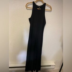 Black Sigrid Olsen slinky dress